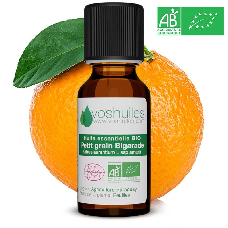 Huile essentielle BIO de petit grain bigarade